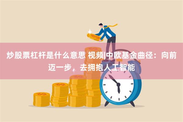 炒股票杠杆是什么意思 视频|中欧基金曲径：向前迈一步，去拥抱人工智能