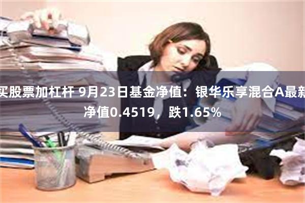 买股票加杠杆 9月23日基金净值：银华乐享混合A最新净值