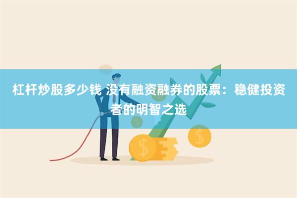 杠杆炒股多少钱 没有融资融券的股票：稳健投资者的明智之选