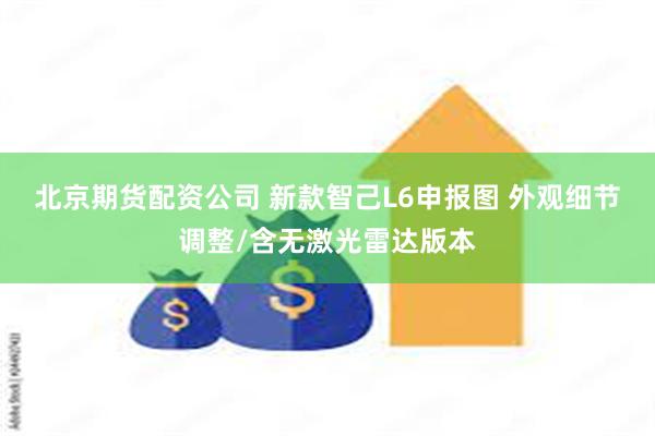 北京期货配资公司 新款智己L6申报图 外观细节调整/含无激光