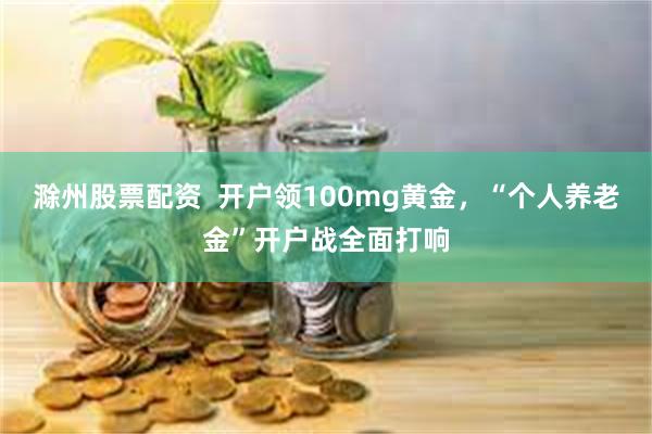 滁州股票配资  开户领100mg黄金，“个人养老金”开户战全面打响